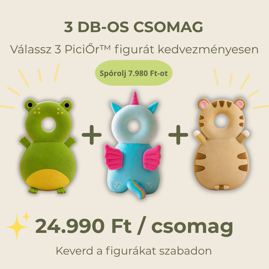 PiciŐr™ 3 db-os csomag - Béka + Unikornis + Tigris
